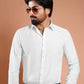 Metrogents Premium Cotton White Shirt for Man