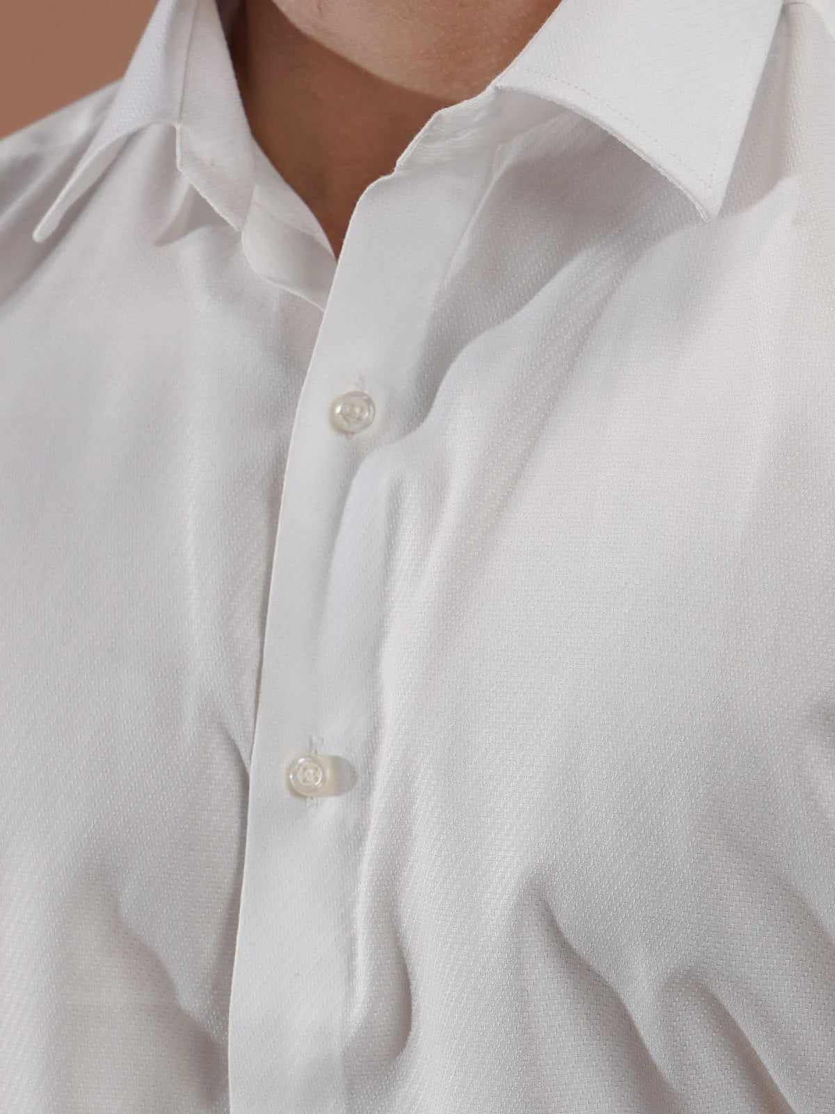 Metrogents Premium Cotton White Shirt for Man