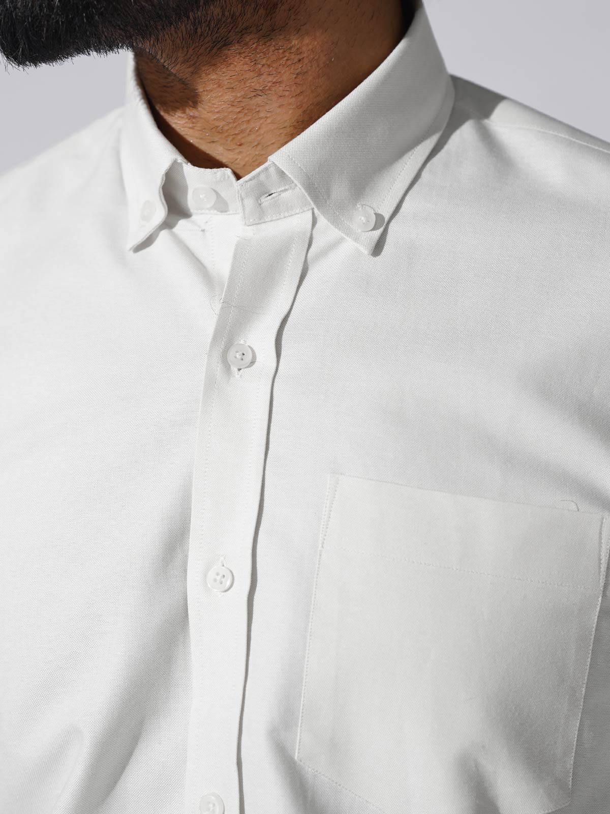 Metrogents Premium Cotton White Shirt for Man