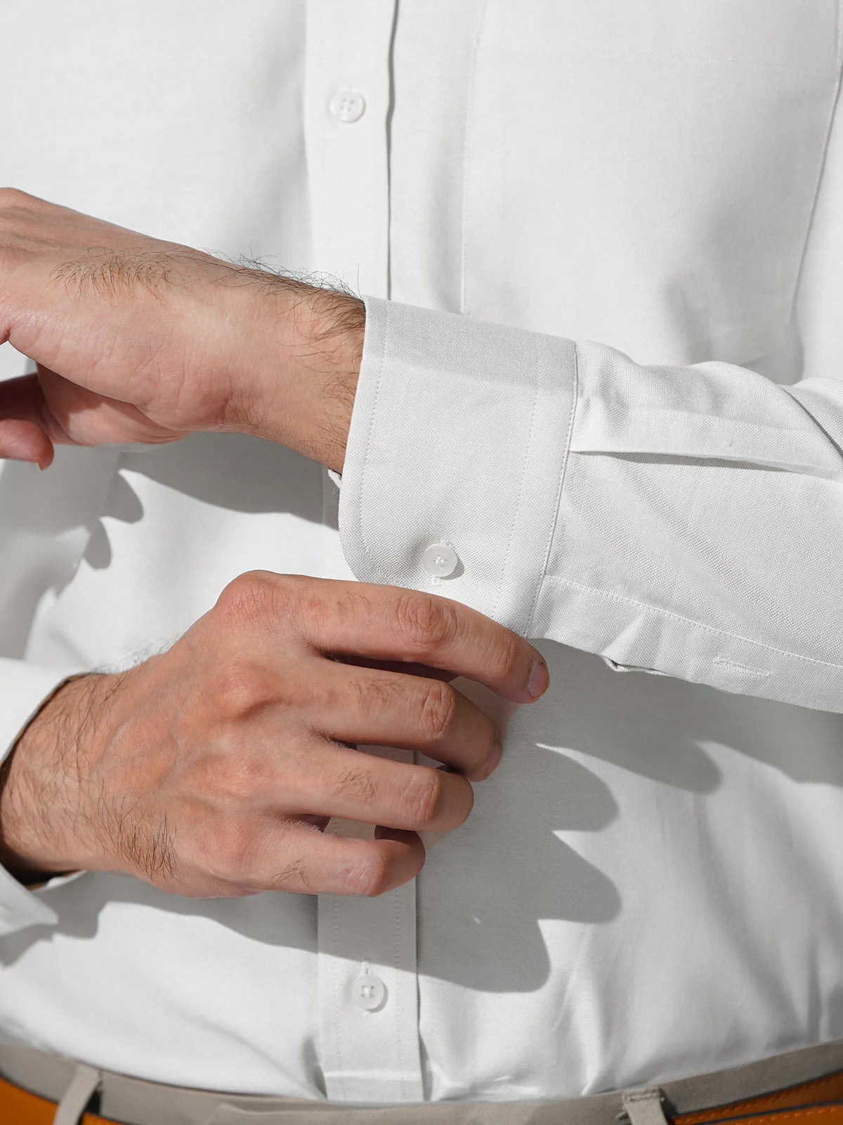 Metrogents Premium Cotton White Shirt for Man