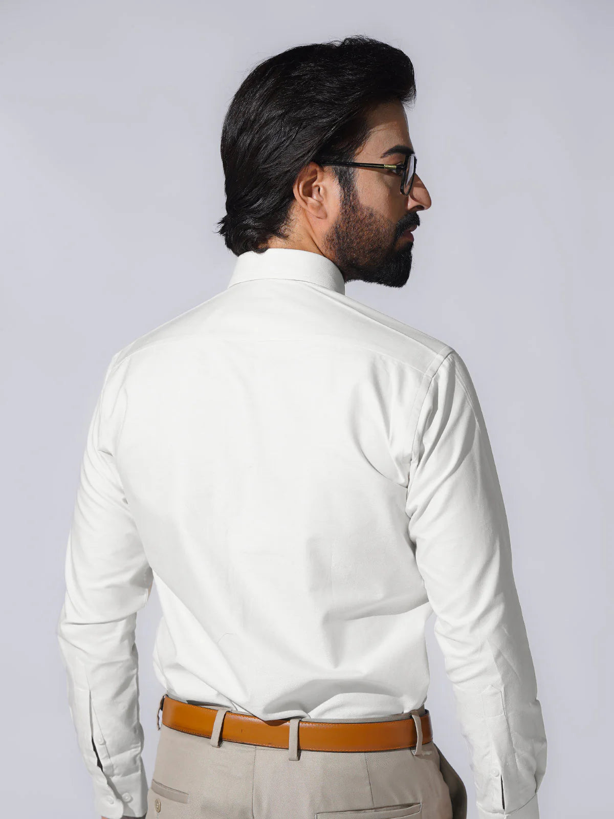 Metrogents Premium Cotton White Shirt for Man